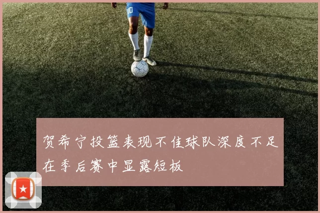 贺希宁投篮表现不佳球队深度不足在季后赛中显露短板